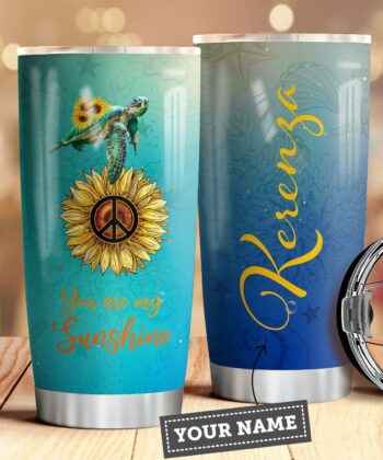 Turtle Hippie Personalized HAD0110016 Stainless Steel Tumbler