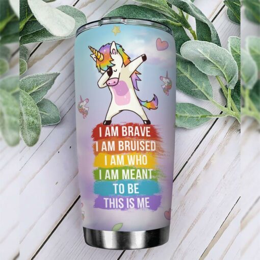 LGBT Unicorn Personalized NPT0110012 Stainless Steel Tumbler
