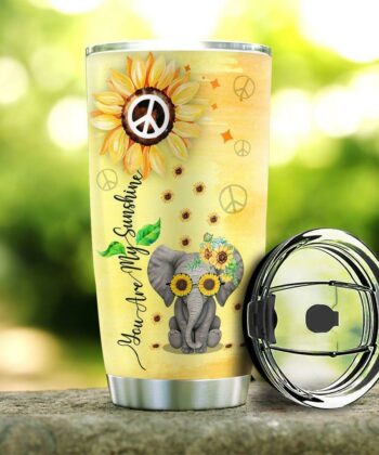 Personalized Hippie Elephant HLZ2110011 Stainless Steel Tumbler