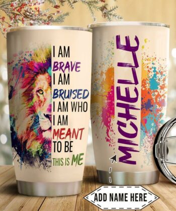 Lgbt Lion Personalized HTC2711004 Stainless Steel Tumbler