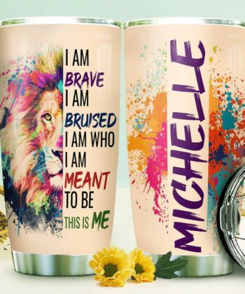 Lgbt Lion Personalized HTC2711004 Stainless Steel Tumbler