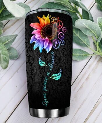 Sunflower Hippie Personalized KD2 HNM2811006 Stainless Steel Tumbler