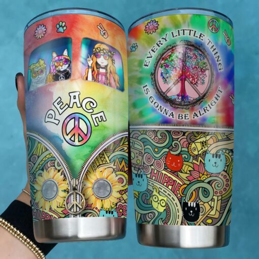 Hippie Cats KD4 MDA0312005 Stainless Steel Tumbler