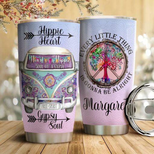 Hippie Gypsy Personalized THA0312017 Stainless Steel Tumbler