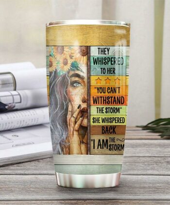 Hippie Girl Personalized DNR2411005 Stainless Steel Tumbler
