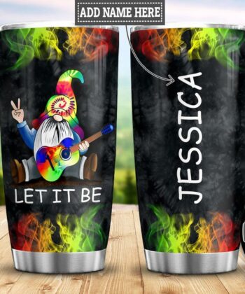 Personalized Hippie Gnome Tie Dye HLAB1204001Z Stainless Steel Tumbler
