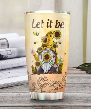 Personalized Hippie Sunflower Gnome HLAB1204002Z Stainless Steel Tumbler