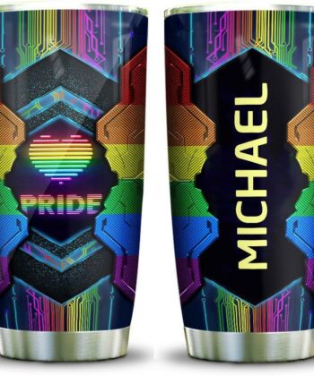 Metal Style LGBT Pride Personalized ABLZ3105006Z Stainless Steel Tumbler