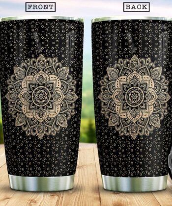 Bohemian Mandala Hippie Gifts For Her Gifts For Hippie Friends Hippie Gifts For Him DNGB0206002Z Stainless Steel Tumbler