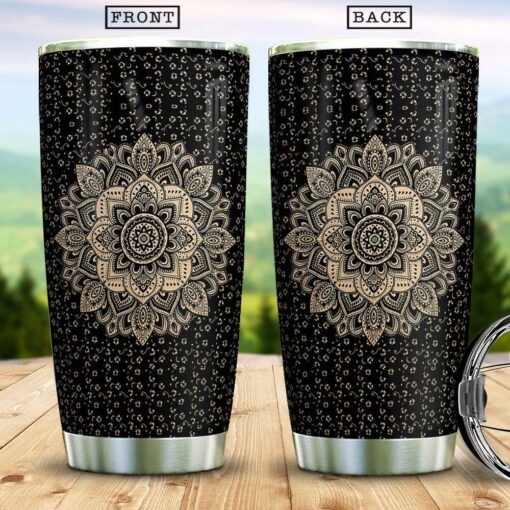 Bohemian Mandala Hippie Gifts For Her Gifts For Hippie Friends Hippie Gifts For Him DNGB0206002Z Stainless Steel Tumbler