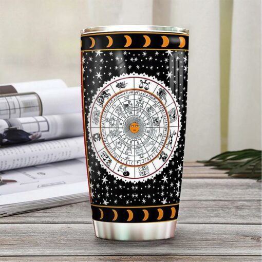 Zodiac Sign Bohemian Hippie Gifts For Her Gifts For Hippie Friends Hippie Gifts For Him DNGB0206016Z Stainless Steel Tumbler