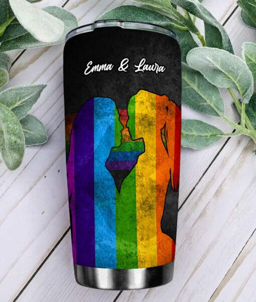 Personalized LGBT Couple ACAA1606002Z Stainless Steel Tumbler