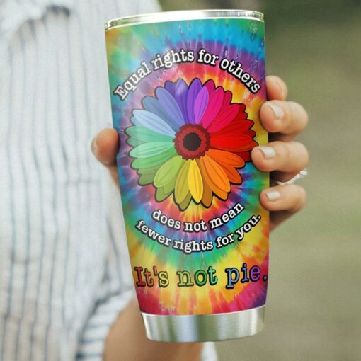 Equal Rights Is Not Pie Tie Dye Hippie Personalized HLLZ1606003Z Stainless Steel Tumbler