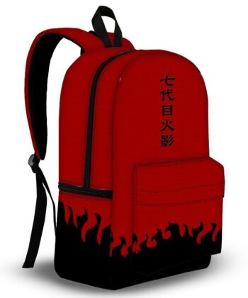 Gearhumans 3D Naruto Red Flame Custom Backpack