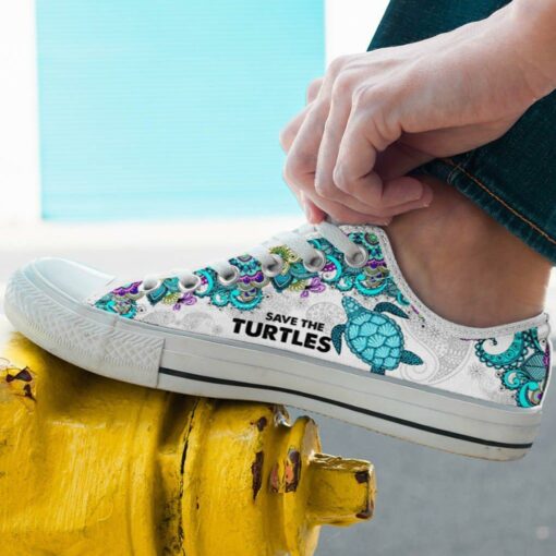 Sea Turtles Low Top Shoes