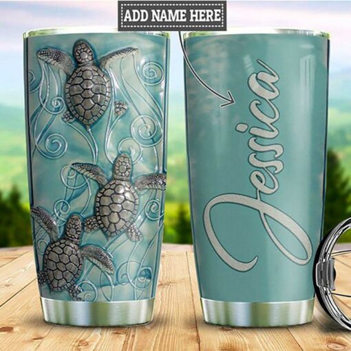 Turtle Love Beach Limited Custom Special – Stainless Steel Tumbler 3