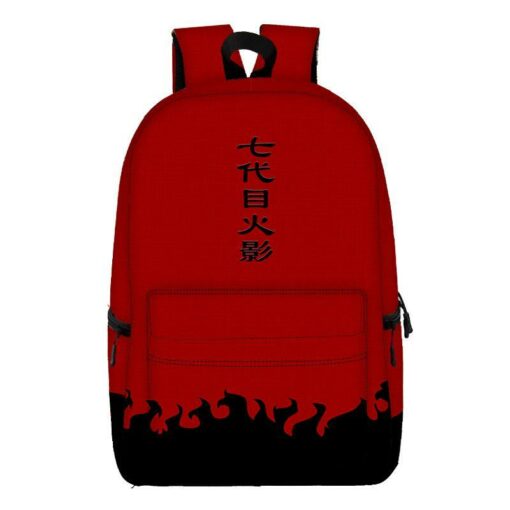 Gearhumans 3D Naruto Red Flame Custom Backpack
