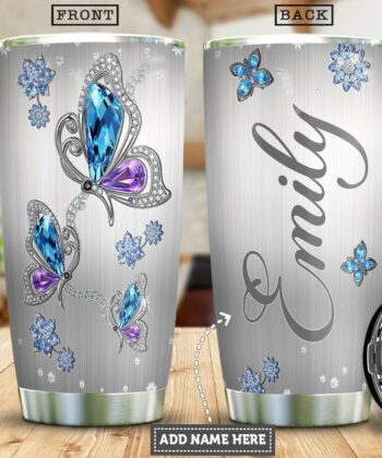 Turtle Butterfly Love Beach Limited Custom Special – Stainless Steel Tumbler 5