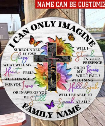 I Can Only Imagine Printed Wood Sign For Christians, Christianity, The US Independence Day, 4th of July, Fourth Of July - artsywoodsy