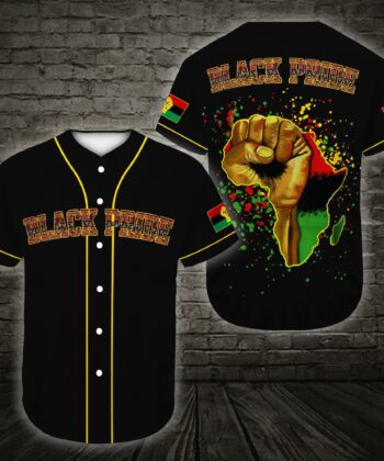 Black Power Baseball shirt, African American, African Pride - artsywoodsy