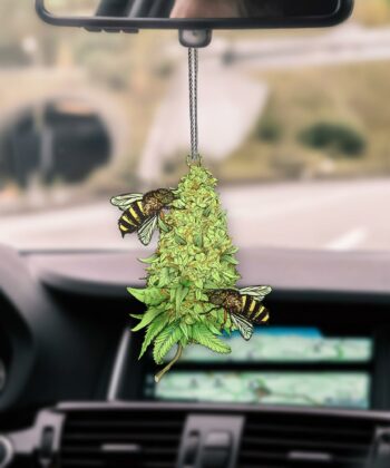 Cannabis Bee Ornament, Perfect Gift For Stoners