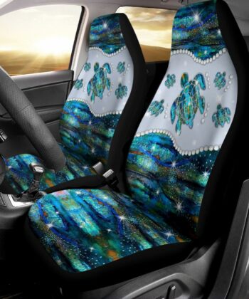 Sea Turtle Car Seat Covers (Set Of 2) - artsywoodsy