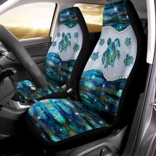 Sea Turtle Car Seat Covers (Set Of 2) - artsywoodsy