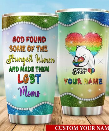 Custom LGBT Mom Tumbler For LGBT Awareness, Happy Mother's Day - artsywoodsy