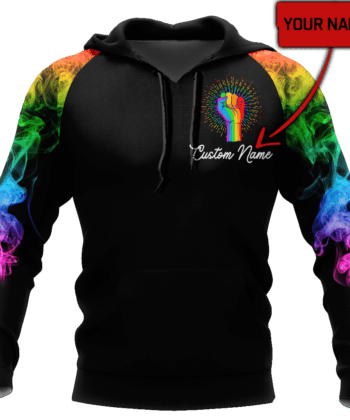 Customize Name LGBT Pride Hoodie For Men And Women DD20052103