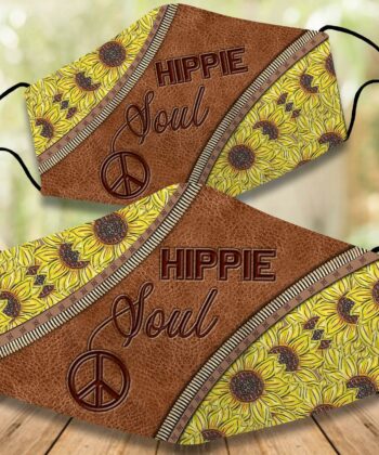 Sunflower Hippie Soul Face Mask - artsywoodsy