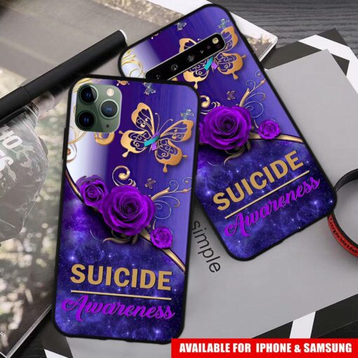 3D Suicide Awareness Phone case - artsywoodsy