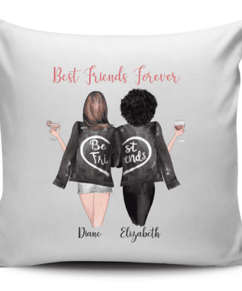 Best Friends Pillow - artsywoodsy