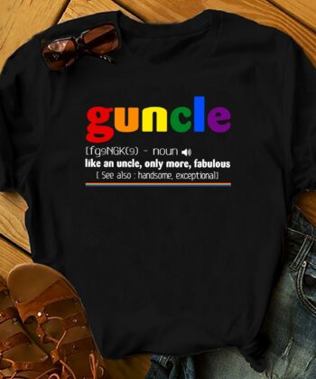 Guncle LGBT Pride T-Shirt