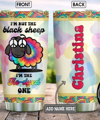 Hippie Black Sheep Personalized KD2 BGX2711001 Stainless Steel Tumbler