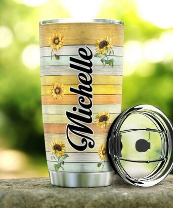 Hippie Girl Personalized DNR2411005 Stainless Steel Tumbler