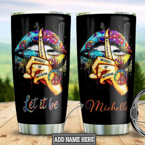 Hippie Let It Be Hippie Personalized HTQ2310011 Stainless Steel Tumbler