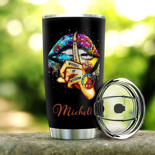 Hippie Let It Be Hippie Personalized HTQ2310011 Stainless Steel Tumbler