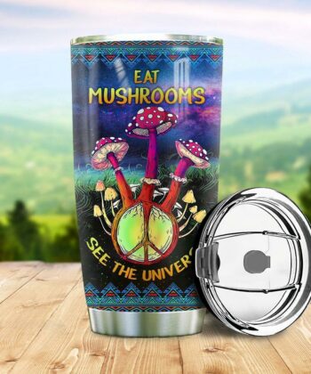 Hippie Mushrooms Personalized KD2 BGX2611003 Stainless Steel Tumbler