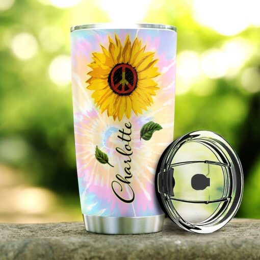 Hippie Facts Personalized NNR2811007 Stainless Steel Tumbler