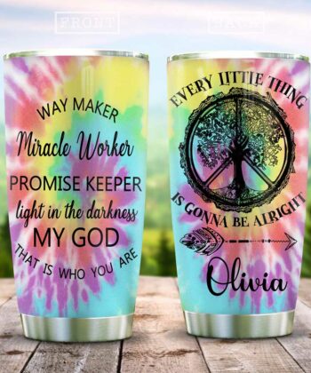 Hippie Faith Tree Of Life Personalized KD2 HNL2301006Z Stainless Steel Tumbler