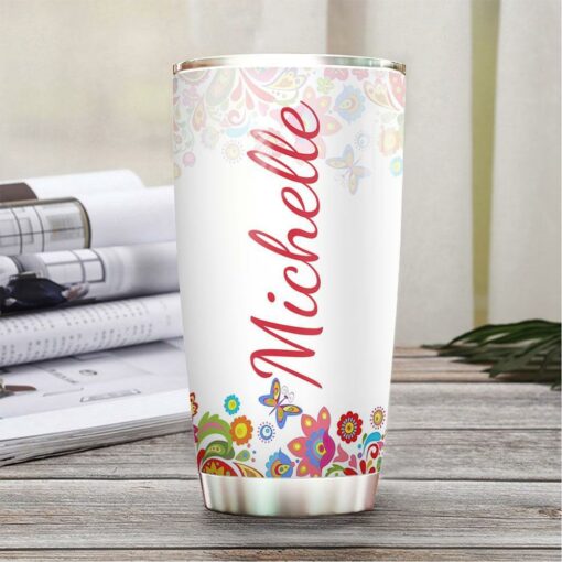 Hippie Girl Personalized HTQ0112006 Stainless Steel Tumbler