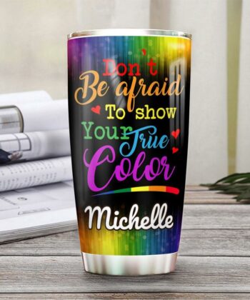 LGBT Personalized HTC3011006 Stainless Steel Tumbler