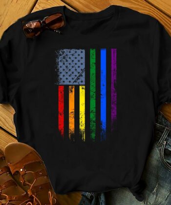 LGBT US Flag T-Shirt