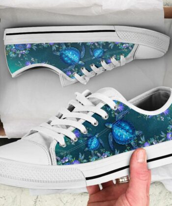 Sea Turtle Low Top Shoes Made In USA