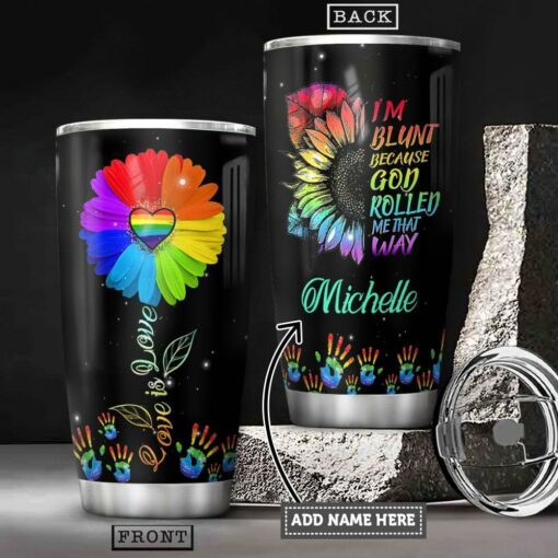 Lgbt Sunflower Personalized HTC2611012 Stainless Steel Tumbler