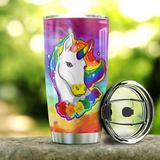 Lgbt Unicorn Personalized HTC2711009 Stainless Steel Tumbler