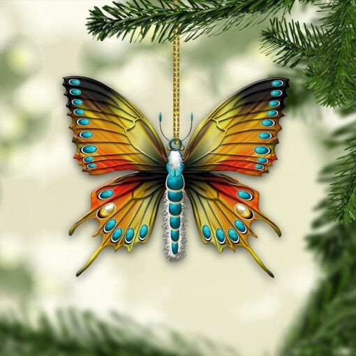 Butterfly Ornament, Christmas Ornament, Butterfly Lovers. - artsywoodsy