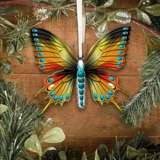 Butterfly Ornament, Christmas Ornament, Butterfly Lovers. - artsywoodsy