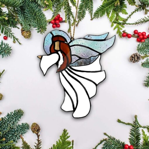 Angel Christmas Ornament, Christianity, Decoration - artsywoodsy