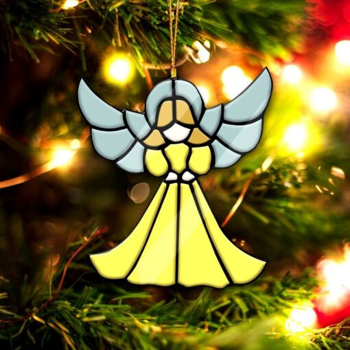 Angel Christmas Ornament, Christianity, Decoration - artsywoodsy